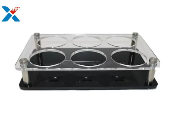 Beli Lembaran Akrilik 2mm Transparan Dudukan 6 Lubang Tempat Cangkir online manufacture