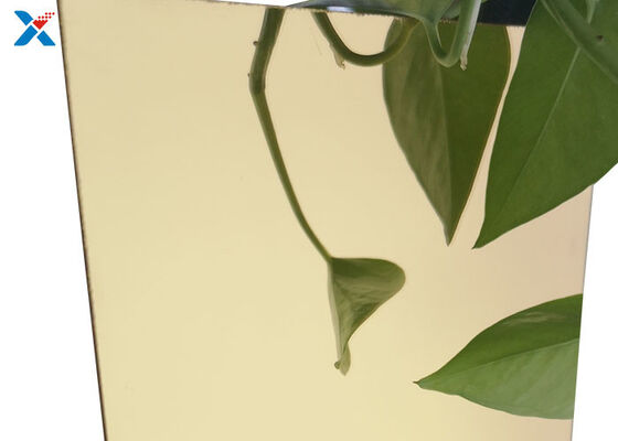 Beli 1mm Emas Lembar Cermin Akrilik Pelat Perspex Permukaan Dilapisi Keras online manufacture