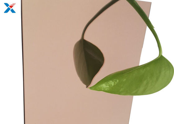 Beli CE SGS ISO9001 Lembar Cermin Akrilik Rose Gold Pemotongan Disesuaikan online manufacture