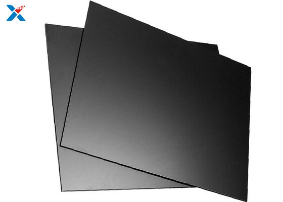 Panel Akrilik Plastik Hitam Disesuaikan 1220mm * 2440mm 1220 * 1830mm