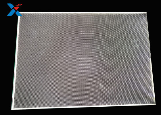 Clear Perspex Cast Acrylic Light Guide Panel Laser Dot UV Printing